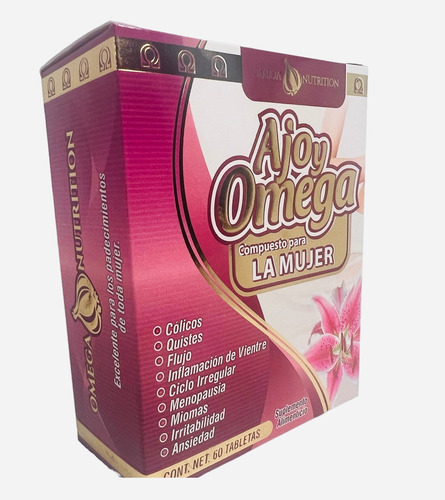 Ajo Y Omega Compuesto Para La Mujer Omega  Nutrition