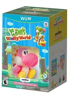 Yoshis Woolly World Mas Pink Yarn Yoshi Amiibo Wii U