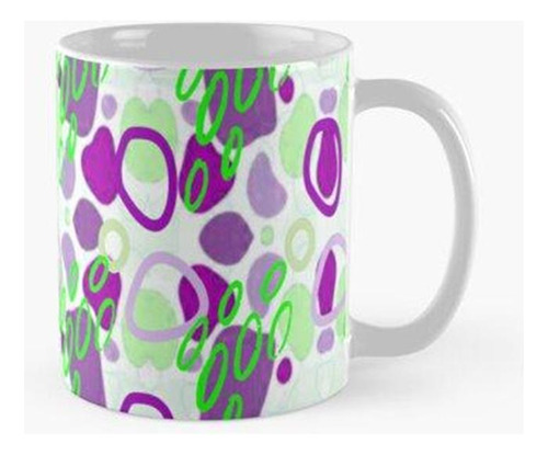 Taza X4 Circle Abstraction Psychedelic Graphic Design 2, Abs