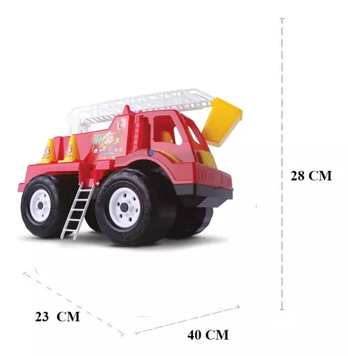 Brinquedo Caminhão Tandy Bombeiro Infantil Cardoso - Loja Zuza