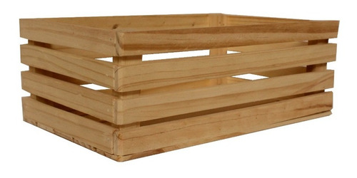 Imagen 3 de 6 de Caja De Madera Decorativa Organizadora - Estilo Canasto