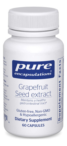 Grapefruit Seed Extract 250 Mg 60 Capsulas Pure
