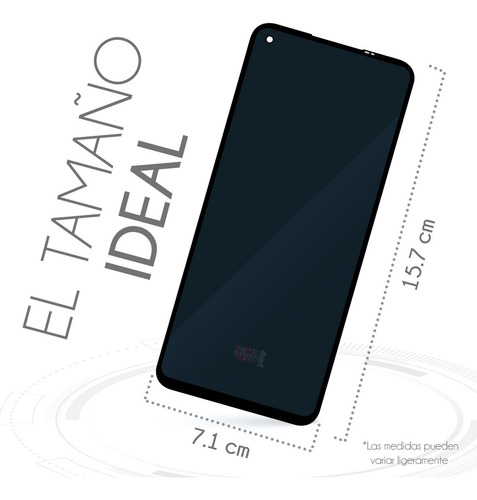 Pantalla Completa Compatible Con Realme Narzo 30 5g Rmx3242 8 5g Rmx3241 Color Negro Slim Company