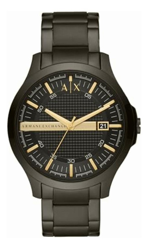 Ax Armani Exchange Hampton, Reloj Hombre, Negro (black), 46