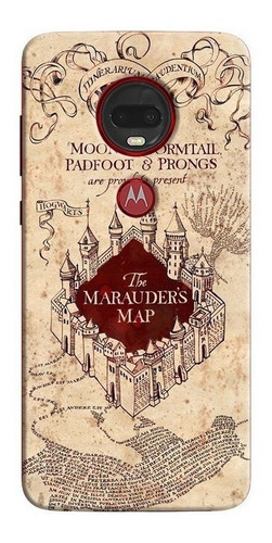 Estuche Forro Carcasa Harry Potter Map Xiaomi Motorola Asus