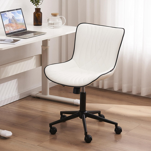 Youtaste Silla De Oficina Moderna Sin Brazos, Silla De Traba