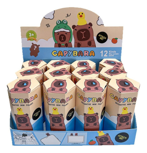 1 Caja Capybara Sonny Angels Sorpresa Para Celular 12 Unid