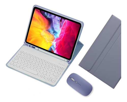 Funda+teclado Retro+mouse Para iPad Air 4 10.9'' 2020