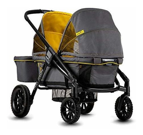 Evenflo Pivot Xplore All-terrain Double Stroller Wagon, Adve