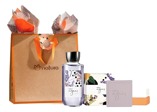 Natura Agua De Colonia Lavanda+caja Jabones Regalo+bolsa Reg