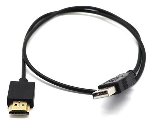 Adaptador De Enchufe Hdmi 1.4 Macho A Usb 2.0, Conector Y Ca