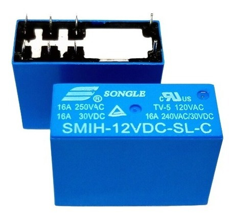 Relay 6 Pines Songle Smih-12vdc-sl-a
