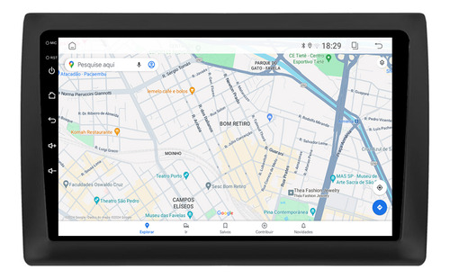 Central Multimidia Fiat Stilo 9p Android 13 Carplay 2gb 64gb