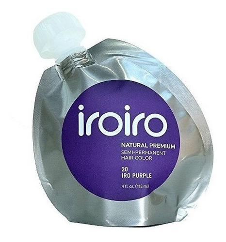 Iroiro Premium Semi-permanente Color Del Cabello 20 Iro Purp