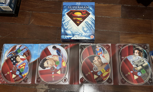 Box Superman The Motion Pictures Anthology 8 Bds- Importado (Usado)