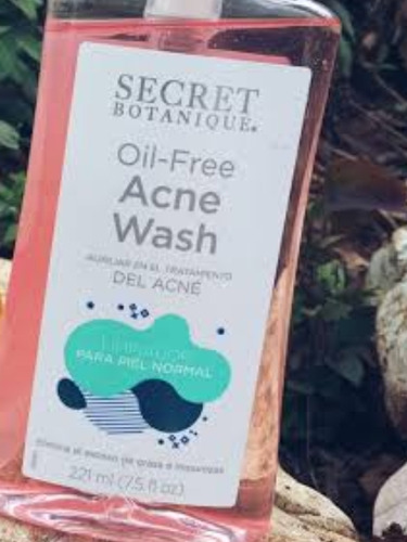 Gel Anti Acne Limpiador Secret Botanique Piel Normal 221ml