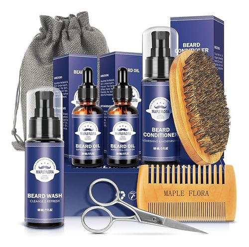 Kit De Cuidado De La Barba Para Hombres