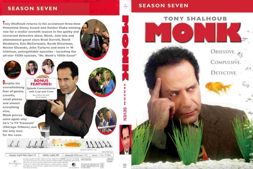 Monk Dvd Completa 8 Temporadas 36 Dvd