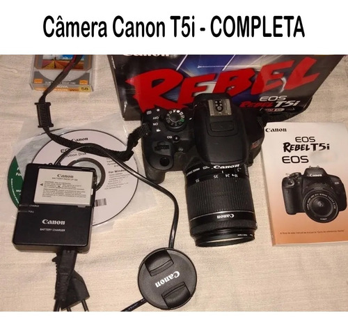 Câmera Canon T5i completa