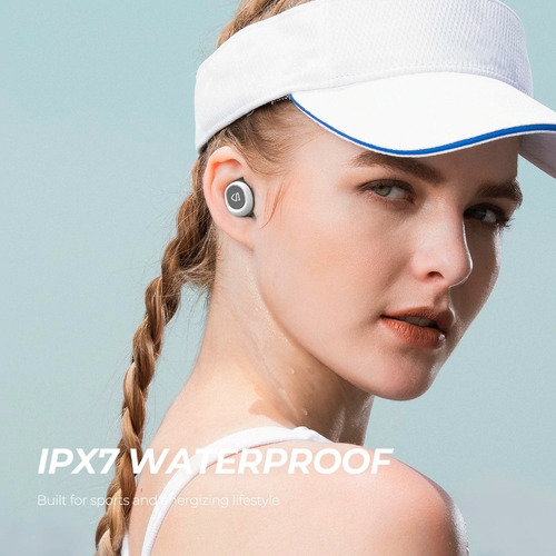 Auriculares in-ear Deportivos Inalámbricos Soundpeats TrueFree 2 Blanco - Impermeabilidad IPX7, Bluetooth 5.0, TWS, batería de 20 horas, Botón físico