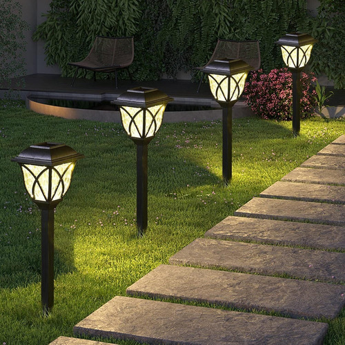 Lámpara Solar Lawn Light Villa Para Paquetes De Iluminación