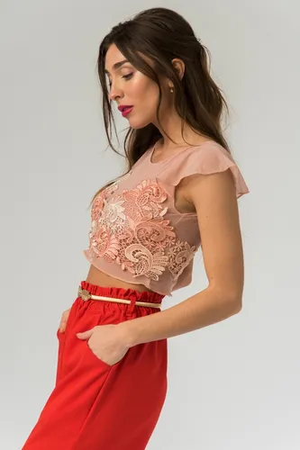 Tops bordados para fiestas sale