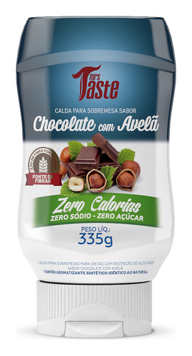 Calda De Chocolate Com Avelã - Zero Calorias - Mrs Taste