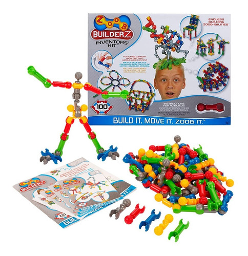 Juguete Didactico Construccion Zoob Builderz Inventors 100pz