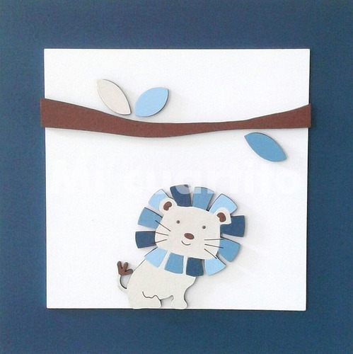 Imagen 4 de 10 de Cuadros Infantiles Selva Y Bosque - Decoración Infantil