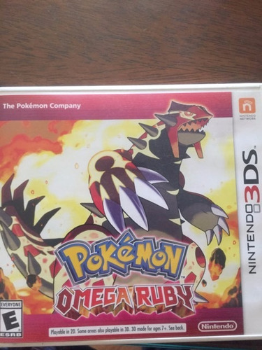 Pokemon Omega Rubí 3ds Con Caja Y Manuales.