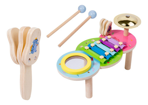 2 Instrumentos De Percusión Montessori Para Niños Y