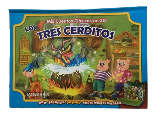 Los Tres Cerditos - Cuentos Clasicos En 3d - Libro Infantil