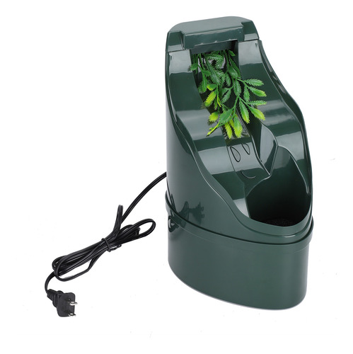 Lagarto Bebedor Simulación Planta Cascada Reptil Paisaje