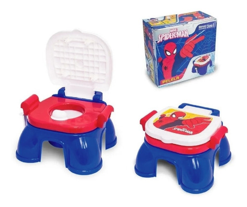 Imagen 2 de 4 de Pelela Bebe Portátil 3 En 1 Disney Spider Frozen Portarrollo