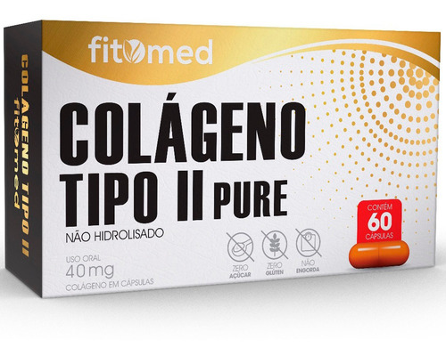 Colageno Tipo 2 Pure 40mg 60cps Fitomed