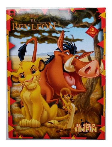 El Rey Leon La Guardia Paq 6 Libros Iluminar Colorear Disney