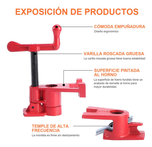 Kit De Prensas De Tubos Sergeant 3/4 Para Carpintería, 1 Uni