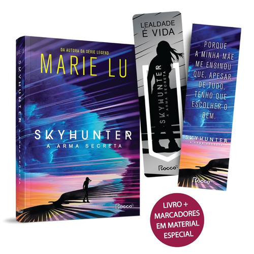 Skyhunter + 2 marcadores em material especial: A arma secreta, de Lu, Marie. Editora Rocco Ltda, capa mole em português, 2021