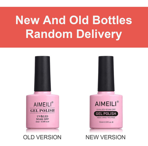 Aimeili Soak Off Uv Led Glitter Color Gel Esmalte De Uñas Mu