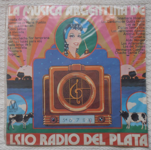 La Música Argentina De Ls 10 Radio Del Plata L P Ed. Uruguay