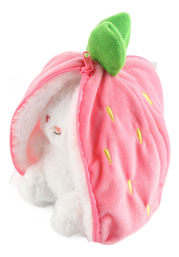 Conejo Peluche Fresa De Reversible/de Zanahoria De Bonito