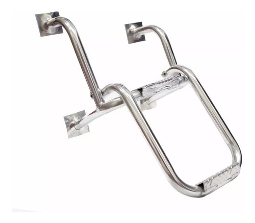 Imagem 2 de 5 de Escada De Aluminio P Barcos E Lanchas Tubo Grosso