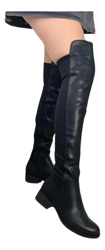 Botas Largas De Gamuza Para Mujer Casual