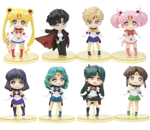 Set De Figuras De Anime Chiba De Sailor Moon Tsukino Usagi,