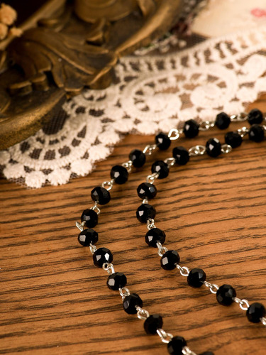 Collar Gótico Sacina, Collar De Cruz En Capas Para Mujer, Co