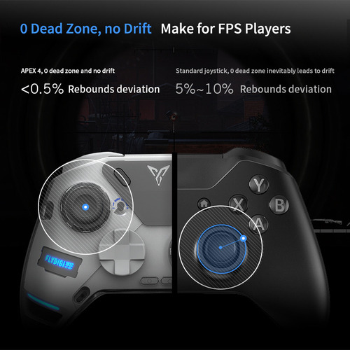 Flydigi Apex 4 Elite Game Controller Com Carregador