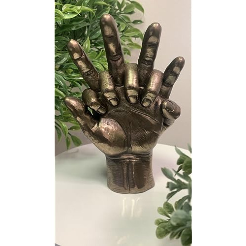 Escultura De Manos Entrelazadas De Almas Gemelas - Rega...