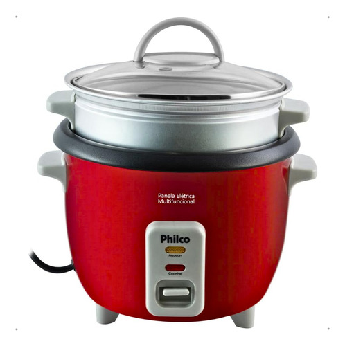 Panela Elétrica Multifuncional Vermelha 220v Philco