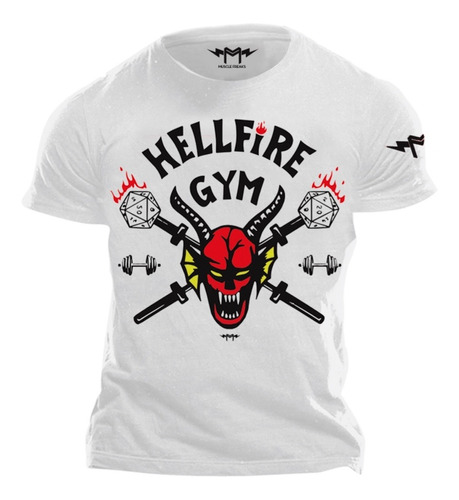 Playera Camiseta Hellfire Gym Muscle Freaks