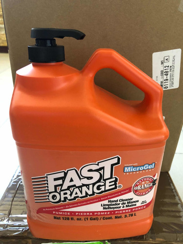 Jabon Desengrasante Para Mecánicos Fast Orange Permatex